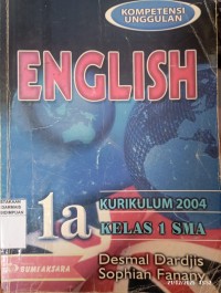 Image of English: untuk SMA kelas 1